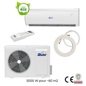 Climatiseur Réversible Solaire Hybride de 5000W – Le Confort Écologique Ultime pour les Antilles-Guyane